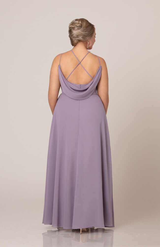 bridesmaid dresses in yellow Bridget Slinky Cowl Back Top - Dusty Lilac main image 1