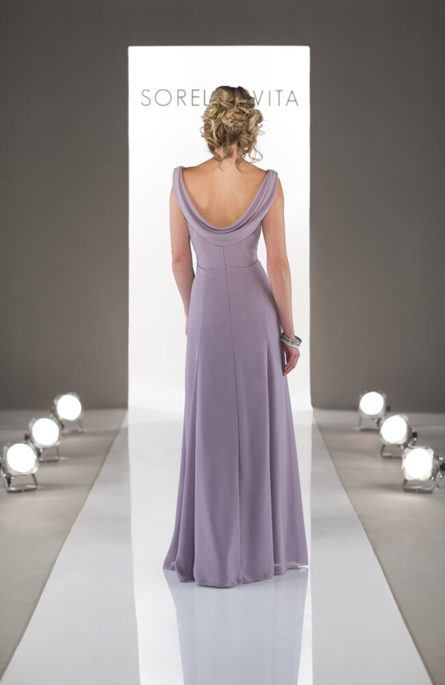 black velvet cocktail dress Short Sleeves Floor Length Long Prom Dress, Black Velvet BABARONI Chiffon Ink Blue BHM1449WD Color:Purple Lilac