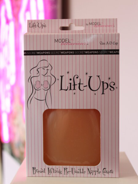 Lift ups breast lifting re-usable nipple covers.