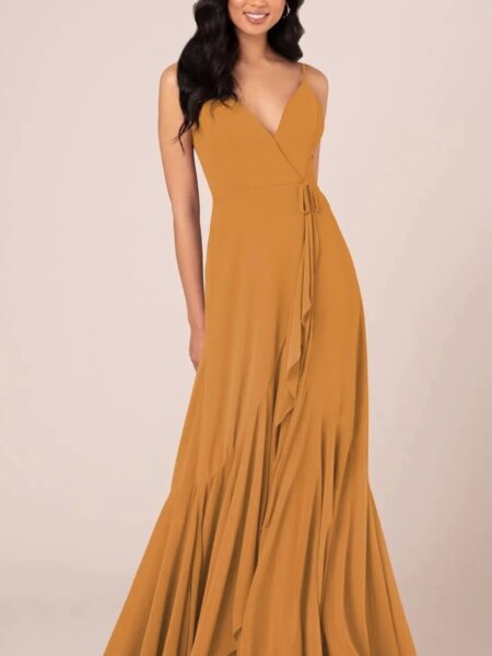 Sorella vita 9582 sale bridesmaid, prom, races, evening dress in harvest gold Huddersfield boutique.