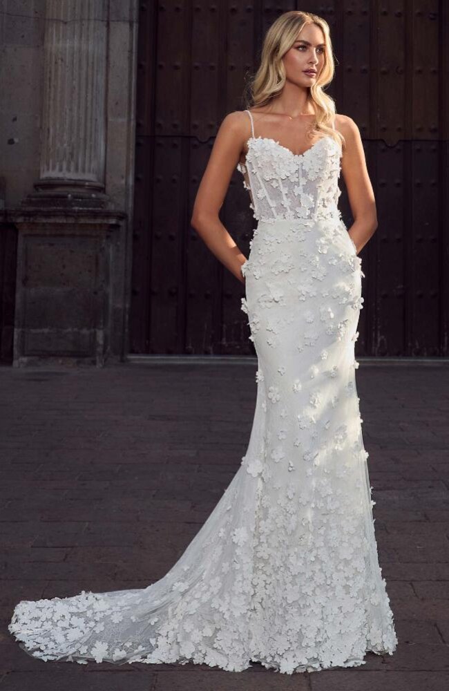 lace fitted prom dresses Red Leaf Lace Fitted Long Prom Dresses