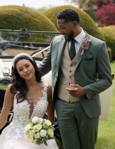 Oakmere green grooms suit for hire at Limelight Occasions near Huddersfield and wakefield