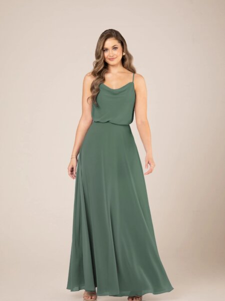 Green sale sorella vita 9504 bridesmaid dress