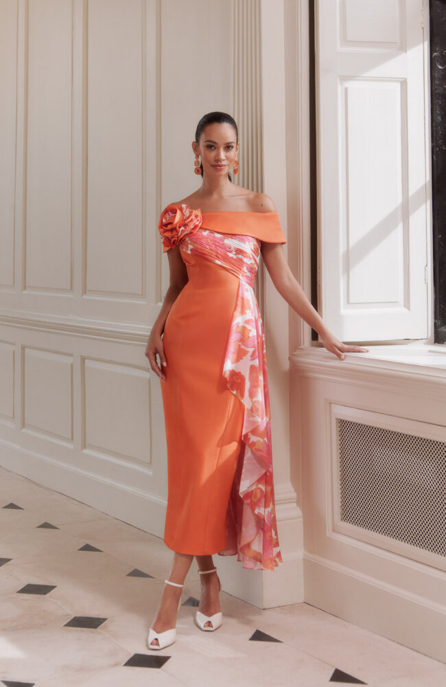 long sleeve silk chiffon dress Sienna Gown XL(14/16) Color:Light_Blue tie bow City Chic Women's Plus 2024allybf