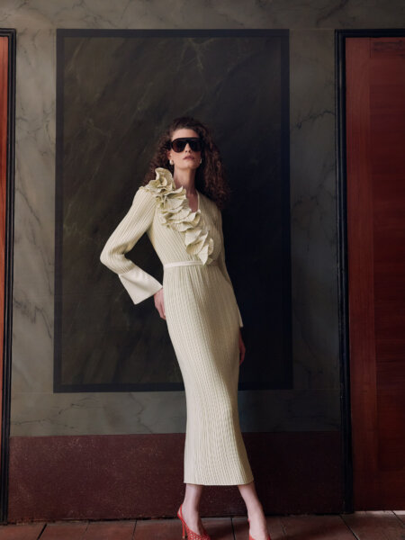 Maisonel 3147 stylish pink mother of the bride dress with statement necklineModern, elegant occasion wear for weddings, the races, cruises and black tie events. Matching hats, shoes and bags available. 