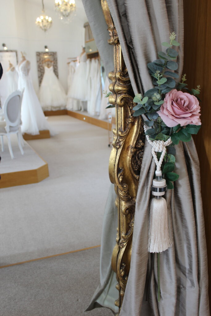 Limelight-occasions-bridal-boutique-interior--near-York Bridal boutique near York interior