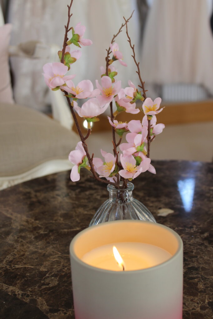 Limelight-occasions-boutique-interior-near-harrogte Bidal shop near Harrogate interior.