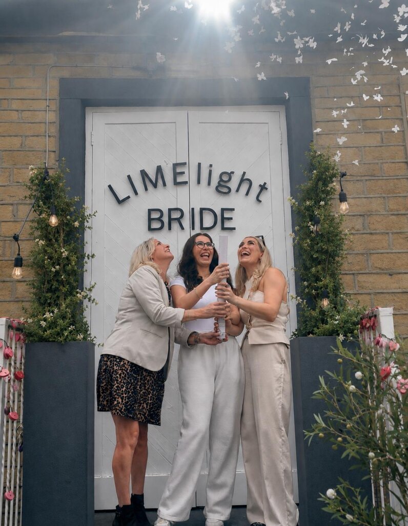 celebrating-finnding-the-wedding-dress-Limelight-occasions-Holmfirth Bridal boutique serving Holmfirth and Huddersfield brides.