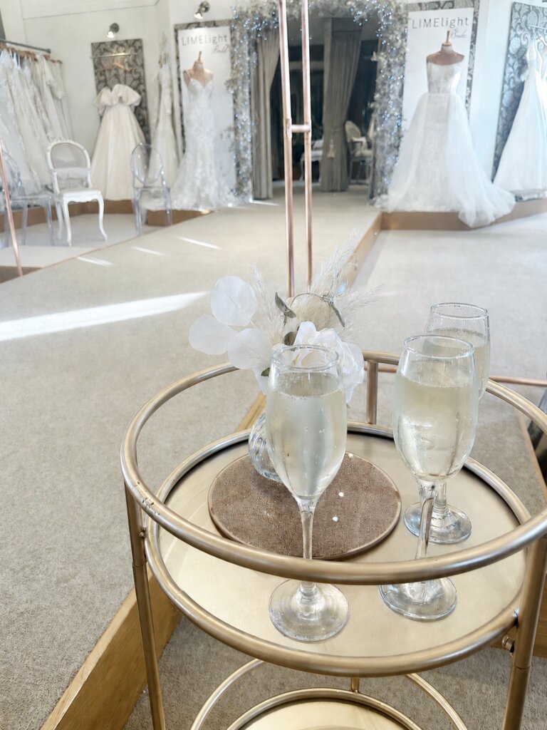 interior-limelight-wedding-dress-shop-Manchester Bridal boutique serving Manchester brides